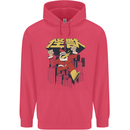 Santa Monster Japanese Christmas Xmas Childrens Kids Hoodie Heliconia