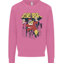 Santa Monster Japanese Christmas Xmas Mens Sweatshirt Jumper Azalea