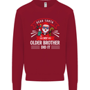 Santa My Older Brother Funny Christmas Xmas Kids Sweatshirt Jumper Red