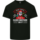 Santa My Older Brother Funny Christmas Xmas Kids T-Shirt Childrens Black