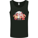 Santa v Jesus Video Game Style Christmas Xmas Mens Vest Tank Top Black