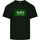 Saudi Arabia Football Distressed Flag Kids T-Shirt Childrens Black