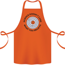 Science Doesnt Care Atheism Atheist Funny Cotton Apron 100% Organic Orange