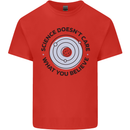Science Doesnt Care Atheism Atheist Funny Kids T-Shirt Childrens Red
