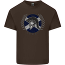 Scotland Bodybuilding Gym Training Scottish Mens Cotton T-Shirt Tee Top Dark Chocolate