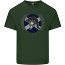 Scotland Bodybuilding Gym Training Scottish Mens Cotton T-Shirt Tee Top Forest Green