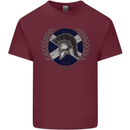 Scotland Bodybuilding Gym Training Scottish Mens Cotton T-Shirt Tee Top Maroon
