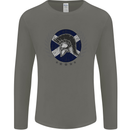 Scotland Bodybuilding Gym Training Scottish Mens Long Sleeve T-Shirt Charcoal
