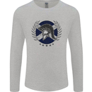 Scotland Bodybuilding Gym Training Scottish Mens Long Sleeve T-Shirt Sports Grey