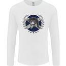 Scotland Bodybuilding Gym Training Scottish Mens Long Sleeve T-Shirt White