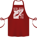 Scuba Diving Dive Center Diver Cotton Apron 100% Organic Maroon