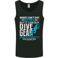 Scuba Diving Funny Happiness Dive Gear Diver Mens Vest Tank Top Black