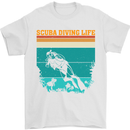 Scuba Diving Life Diver Mens T-Shirt 100% Cotton White