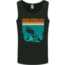 Scuba Diving Life Diver Mens Vest Tank Top Black
