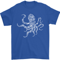 Scuba Diving Octopus Diver Cthulhu Kraken Mens T-Shirt 100% Cotton Royal Blue