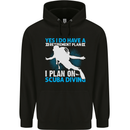 Scuba Diving Retirement Plan Funny Diver Childrens Kids Hoodie Black