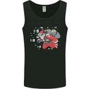 Scuba Diving Santa Funny Christmas Diver Mens Vest Tank Top Black