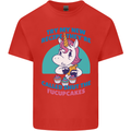 Shut the Fuckupcakes Offensive Funny Unicorn Mens Cotton T-Shirt Tee Top Red