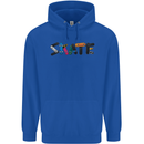 Skate Skateboard Skateboarding Mens 80% Cotton Hoodie Royal Blue