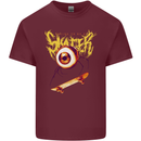 Skater Eye Skateboarding Skateboard Mens Cotton T-Shirt Tee Top Maroon