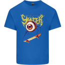 Skater Eye Skateboarding Skateboard Mens Cotton T-Shirt Tee Top Royal Blue