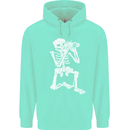 Skeleton Photographer Photography Childrens Kids Hoodie Peppermint