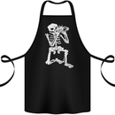 Skeleton Photographer Photography Cotton Apron 100% Organic Black