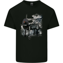 Smokey BBQ Grill Kids T-Shirt Childrens Black