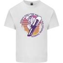 Snowboarding Dont Follow Me Funny Kids T-Shirt Childrens White