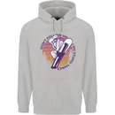 Snowboarding Dont Follow Me Funny Mens 80% Cotton Hoodie Sports Grey