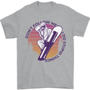 Snowboarding Dont Follow Me Funny Mens T-Shirt 100% Cotton Sports Grey