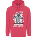 Snowboarding I Am the Avalanche Funny Childrens Kids Hoodie Heliconia