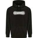 Snowboarding Snow Board Winter Sports Mens 80% Cotton Hoodie Black