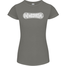 Snowboarding Snow Board Winter Sports Womens Petite Cut T-Shirt Charcoal