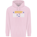 Soccer Mum Mom Childrens Kids Hoodie Light Pink