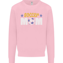 Soccer Mum Mom Kids Sweatshirt Jumper Light Pink