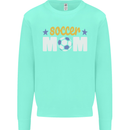 Soccer Mum Mom Kids Sweatshirt Jumper Peppermint