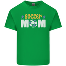 Soccer Mum Mom Kids T-Shirt Childrens Irish Green