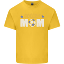 Soccer Mum Mom Kids T-Shirt Childrens Yellow