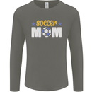 Soccer Mum Mom Mens Long Sleeve T-Shirt Charcoal