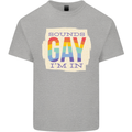 Sounds Gay Im In Funny LGBT Gay Pride Mens Cotton T-Shirt Tee Top Sports Grey