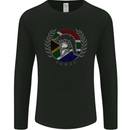 South Africa Bodybuilding Gym Training African Mens Long Sleeve T-Shirt Black
