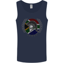 South Africa Bodybuilding Gym Training African Mens Vest Tank Top Navy Blue