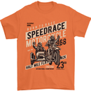 Speedrace Motorcycle Side Car Motorbike Mens T-Shirt 100% Cotton Orange