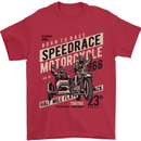 Speedrace Motorcycle Side Car Motorbike Mens T-Shirt 100% Cotton Red