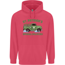 St Patricks Beer Delivery Funny Alcohol Guiness Childrens Kids Hoodie Heliconia