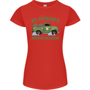St Patricks Beer Delivery Funny Alcohol Guiness Womens Petite Cut T-Shirt Red