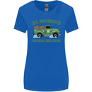 St Patricks Beer Delivery Funny Alcohol Guiness Womens Wider Cut T-Shirt Royal Blue