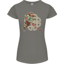 St Patricks Day Ice Hockey Womens Petite Cut T-Shirt
