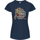 St Patricks Day Ice Hockey Womens Petite Cut T-Shirt